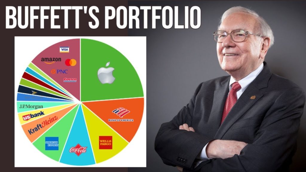 Warren Buffett portfolio Bershire Hathaway. PYGOD.COM