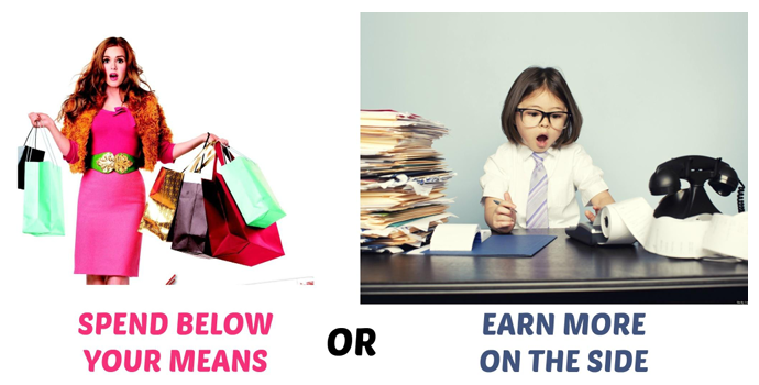 Spend less Earn more